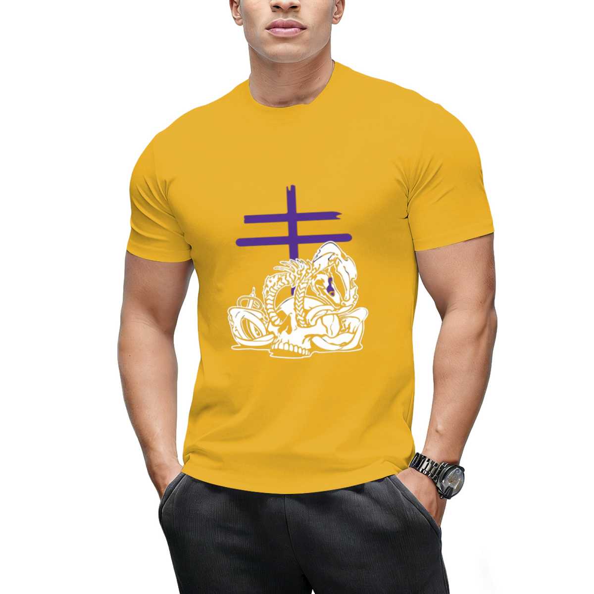 Leviathan (purple) Graphic T-Shirt