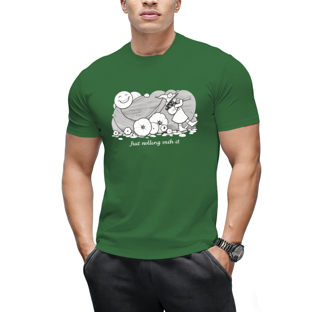 The Pied Piper of Pumpkins Graphic T-Shirt