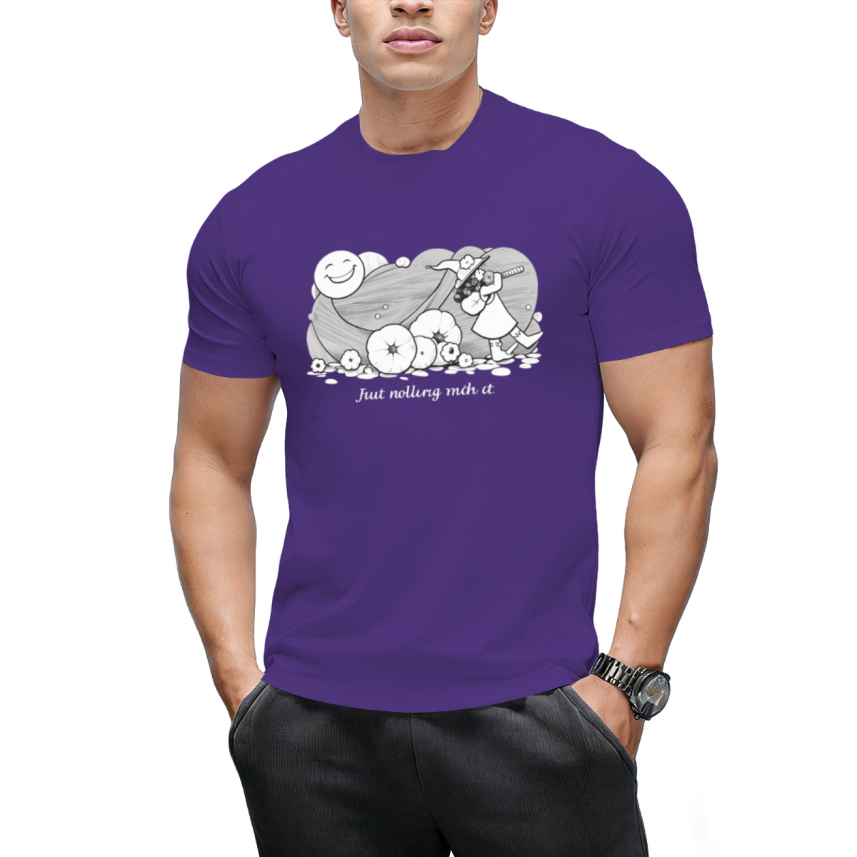 The Pied Piper of Pumpkins Graphic T-Shirt