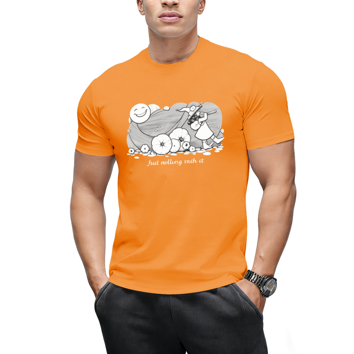 The Pied Piper of Pumpkins Graphic T-Shirt