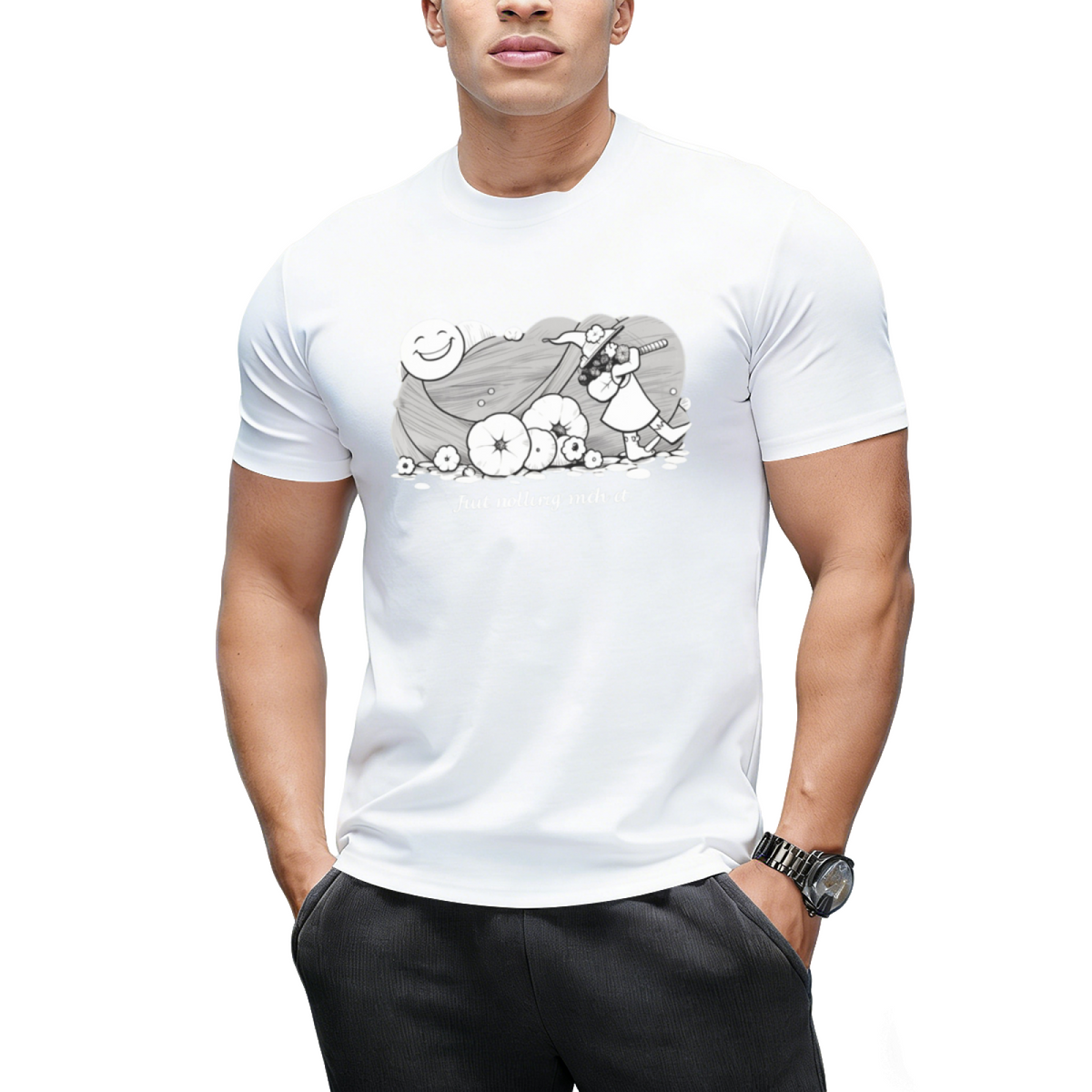 The Pied Piper of Pumpkins Graphic T-Shirt