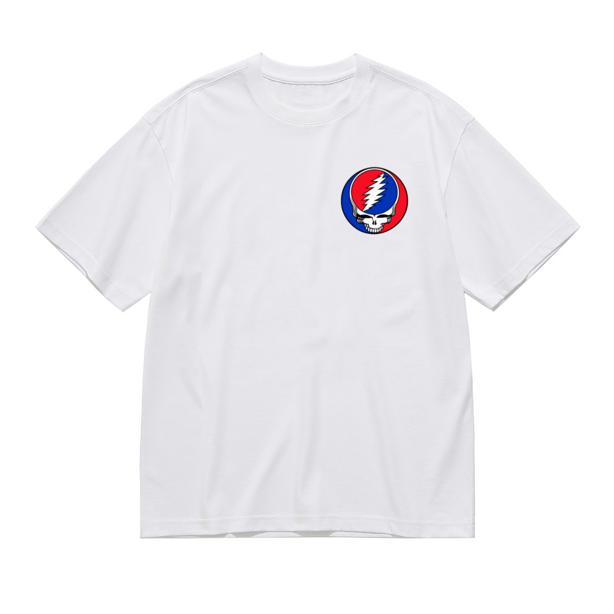 Grateful Dead Steal Your Face Left Chest Graphic T-Shirt
