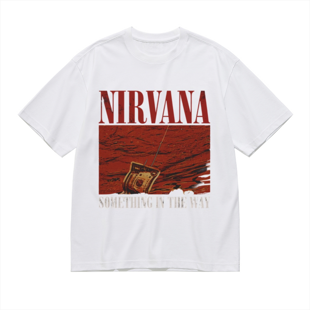 Nirvana Something in the Way Radio Graphic T-Shirt