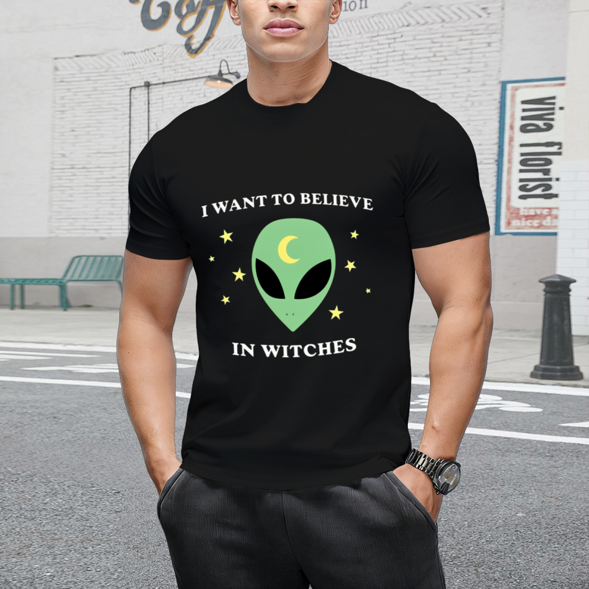 I Want to Believe in Witches Graphic T-Shirt