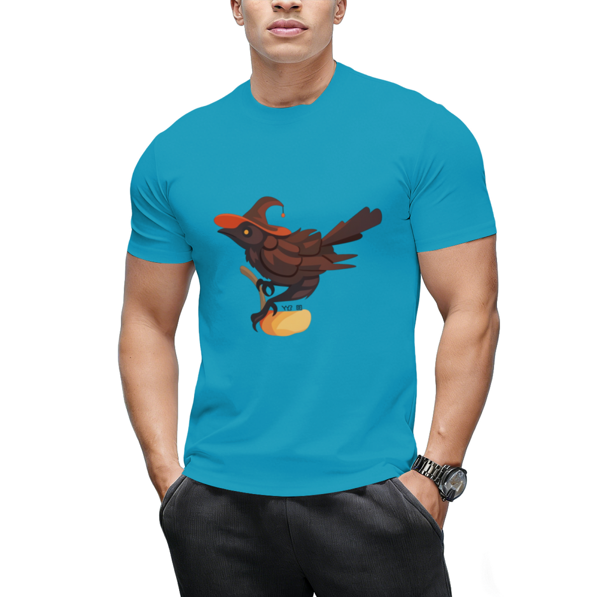 Witch Corvid Graphic T-Shirt