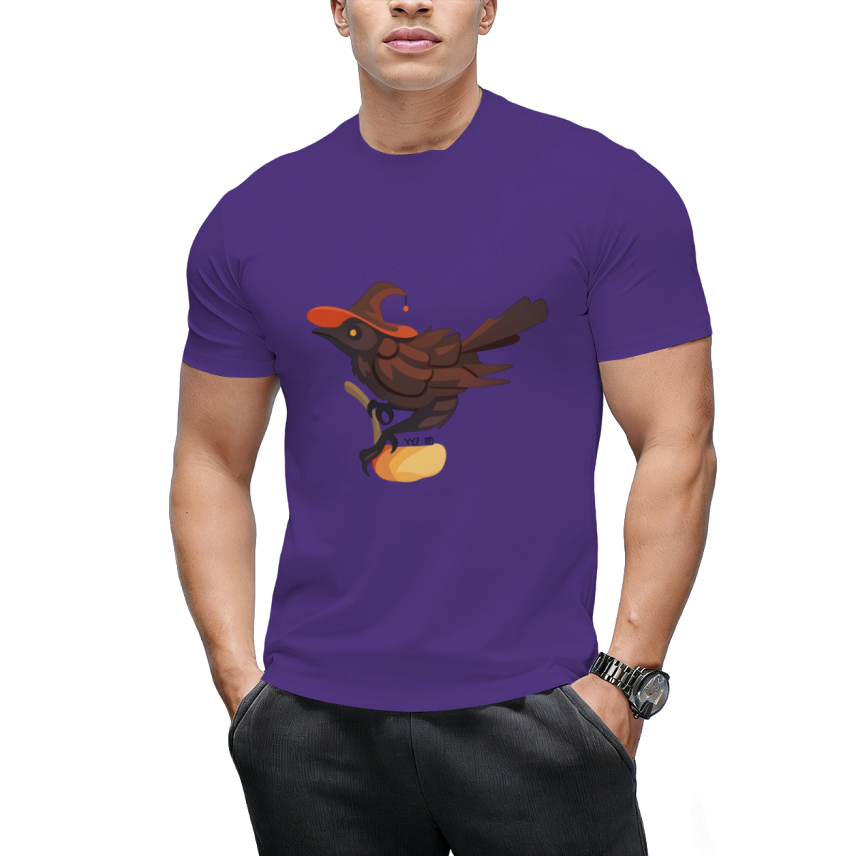 Witch Corvid Graphic T-Shirt