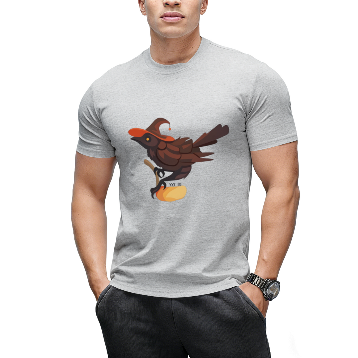Witch Corvid Graphic T-Shirt