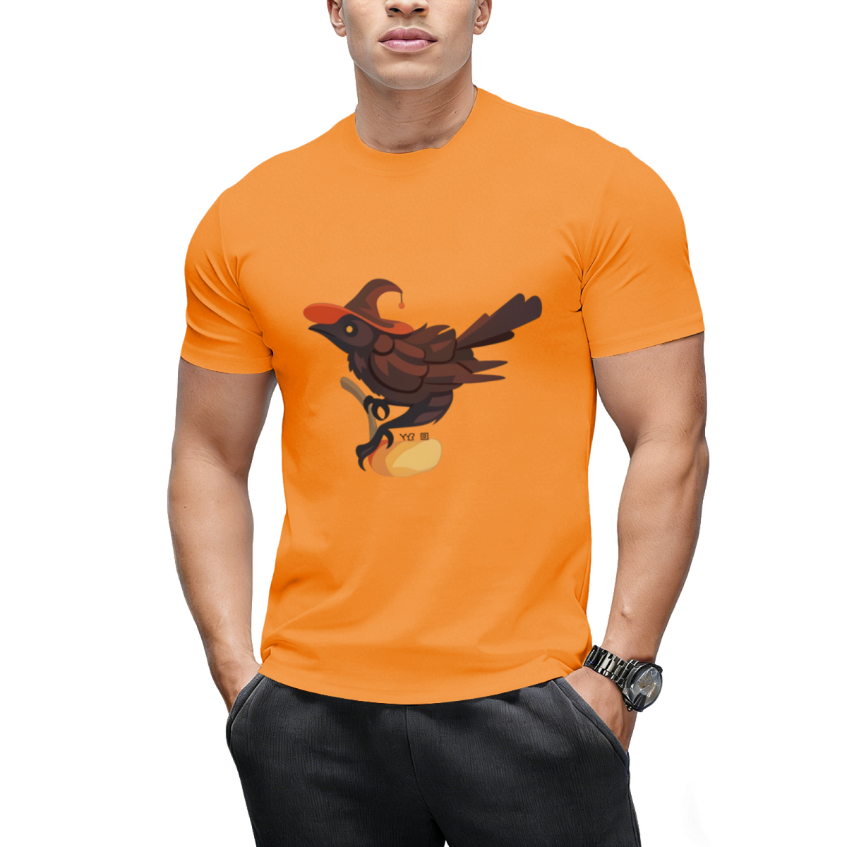 Witch Corvid Graphic T-Shirt