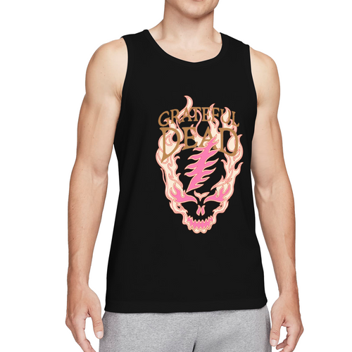 Grateful Dead Flaming Skull graphic tank top product image