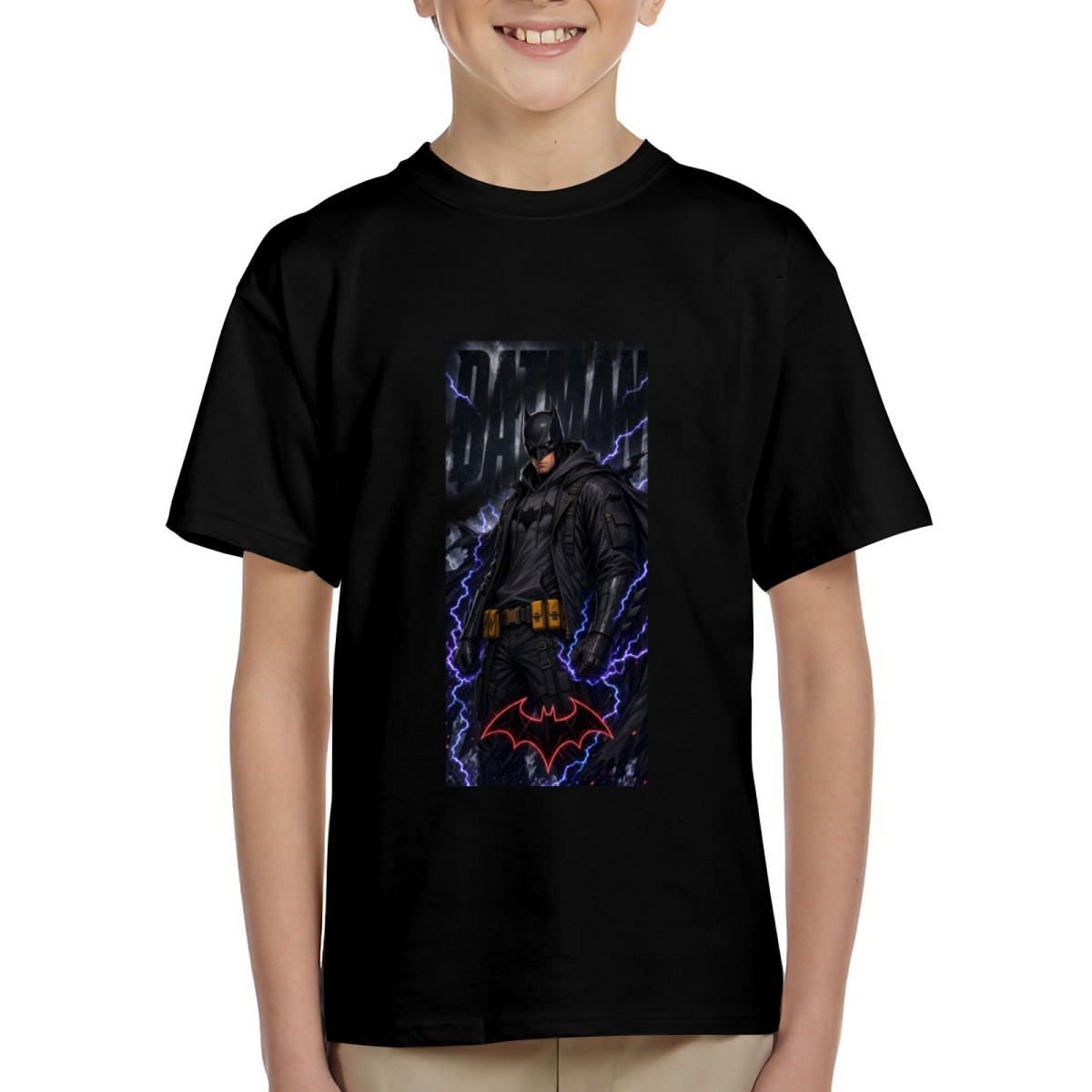 Violet Lightning Sentinel Kid's T-Shirt for Holiday Events