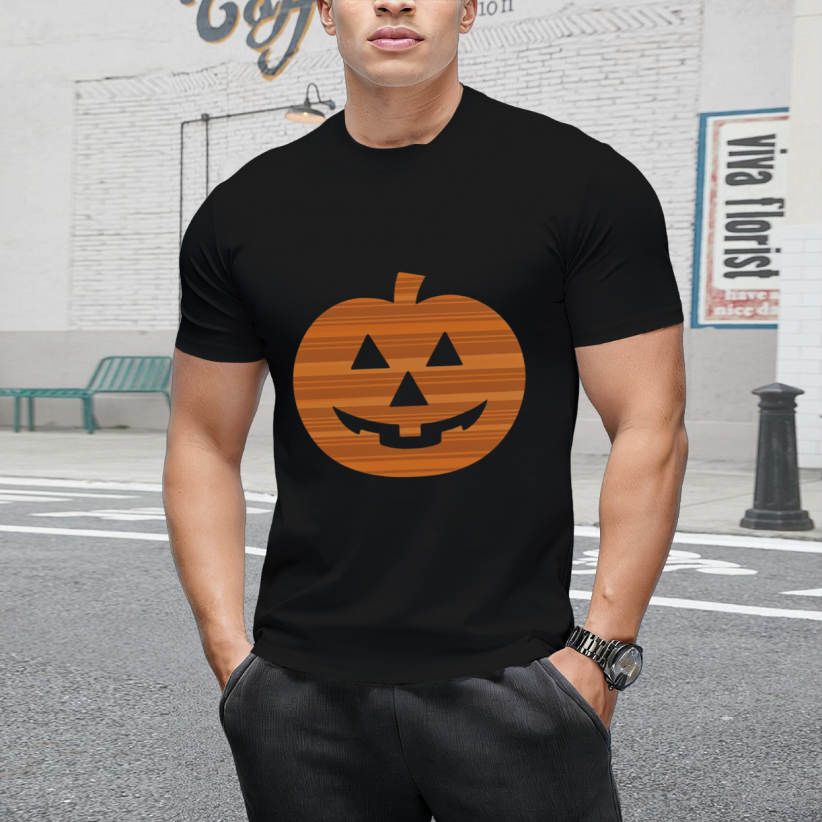 Watch the Magic Pumpkin Watch Graphic T-Shirt