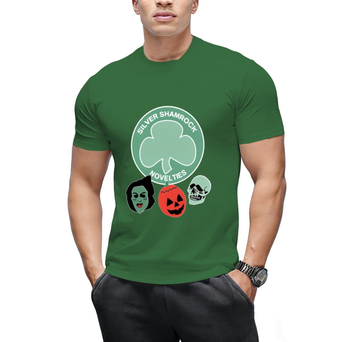 Silver Shamrock 2 0 Graphic T-Shirt