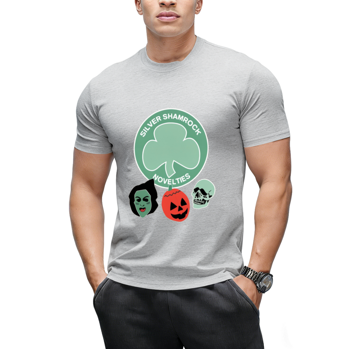 Silver Shamrock 2 0 Graphic T-Shirt