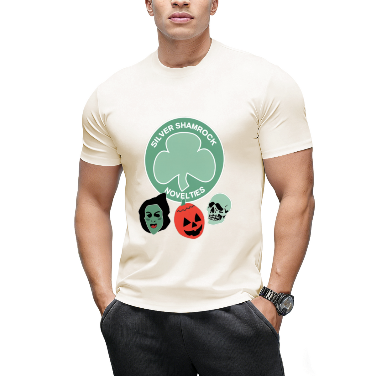 Silver Shamrock 2 0 Graphic T-Shirt