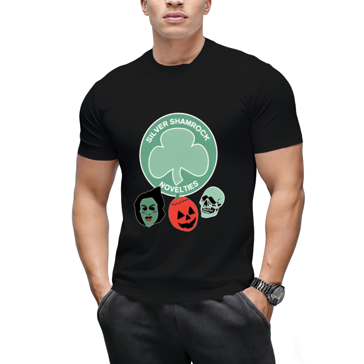 Silver Shamrock 2 0 Graphic T-Shirt