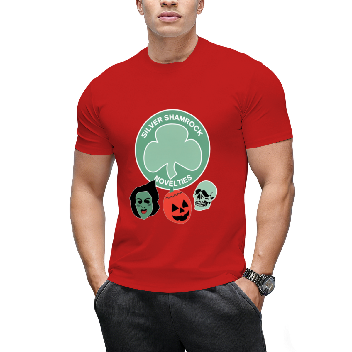 Silver Shamrock 2 0 Graphic T-Shirt