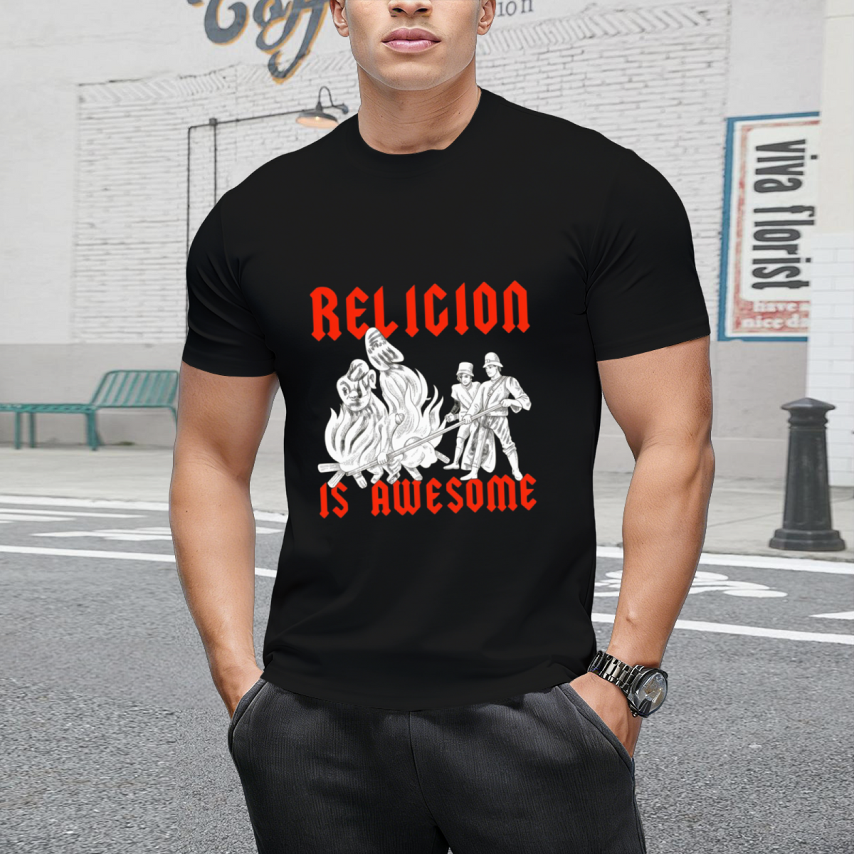 Religion Is Awesome! Graphic T-Shirt