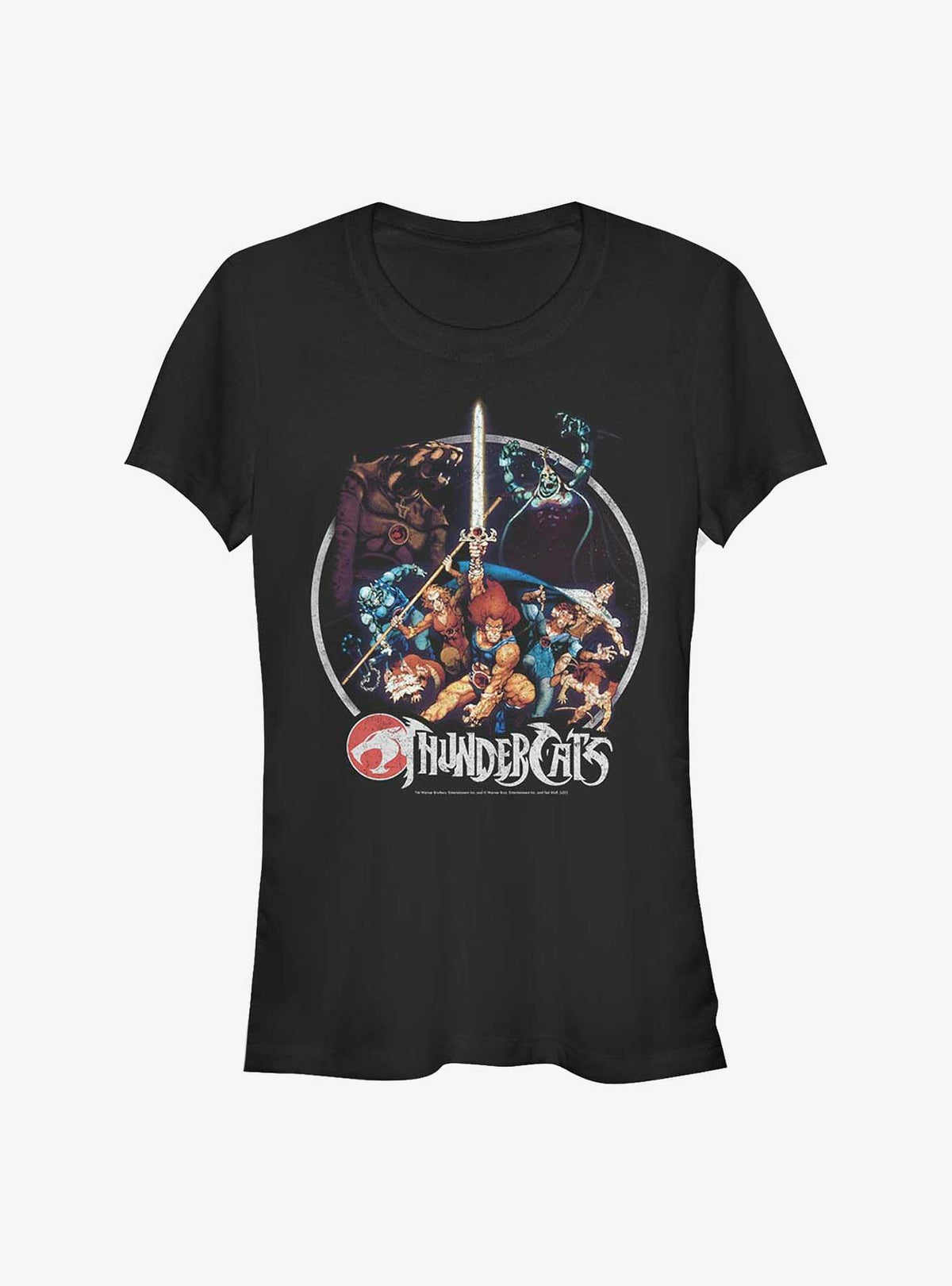 Thundercats Vintage Circle Poster Girls T-Shirt