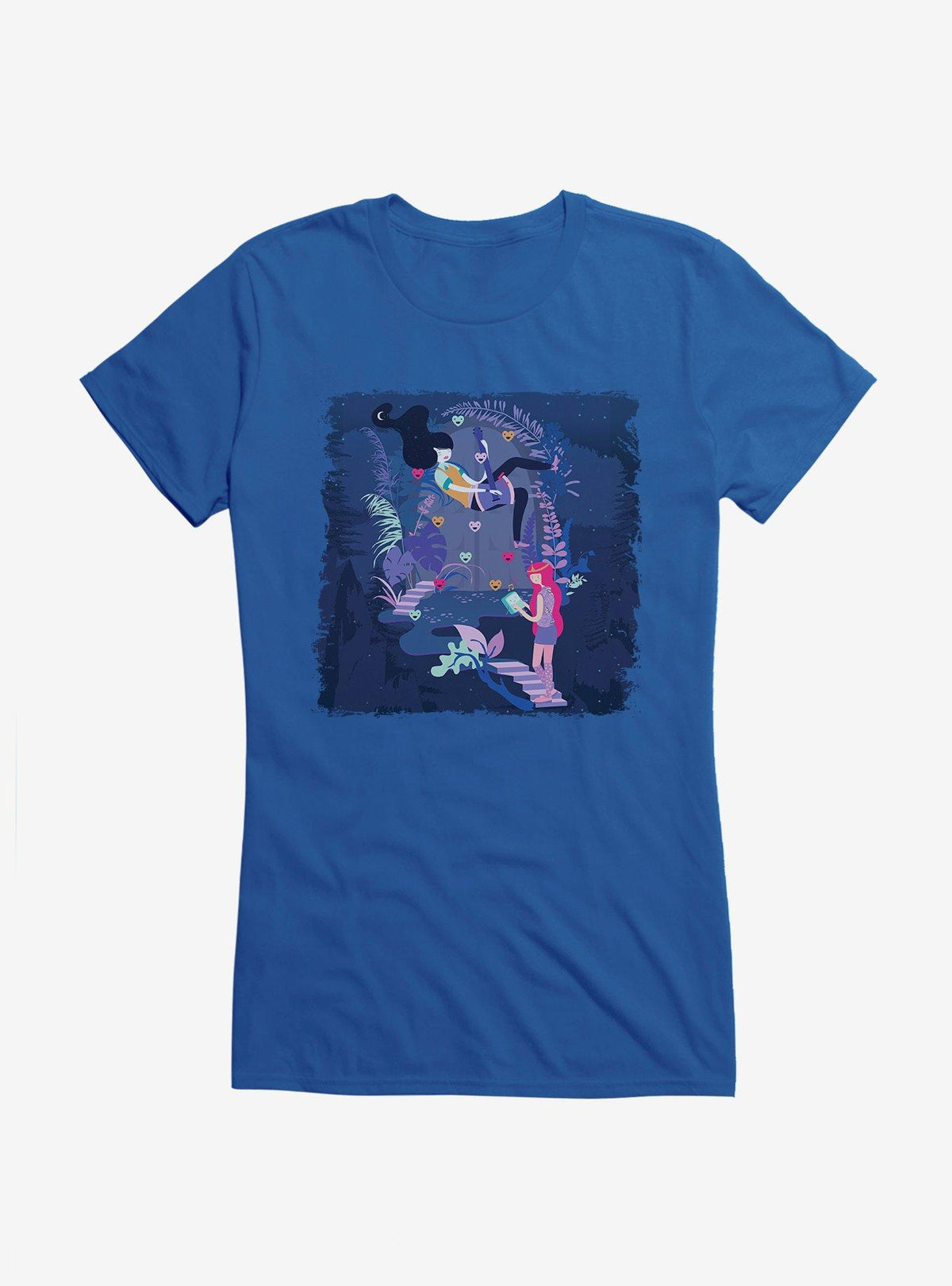 Adventure Time Jungle Hearts Girls T-Shirt