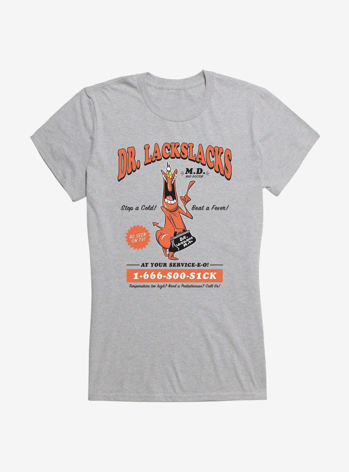 Cow And Chicken Dr. Lackslacks Girls T-Shirt