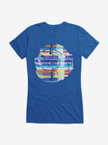 Rick And Morty Binary Colors Morty Girls T-Shirt