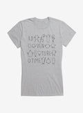 Adventure Time Character Silhouettes Girls T-Shirt