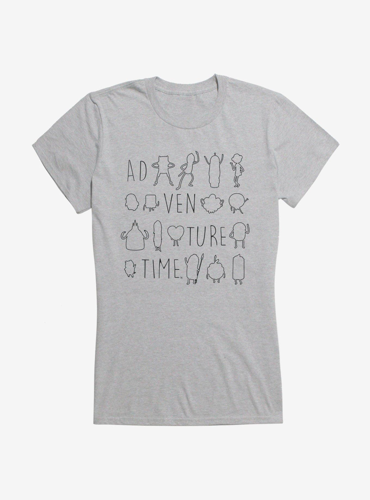 Adventure Time Character Silhouettes Girls T-Shirt