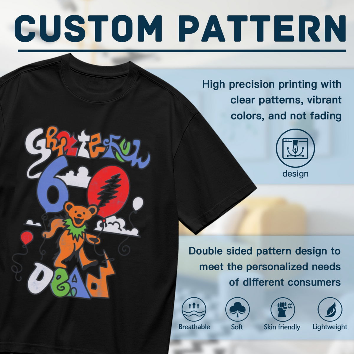 Grateful Dead 60th Balloon graphic T-shirt product image
