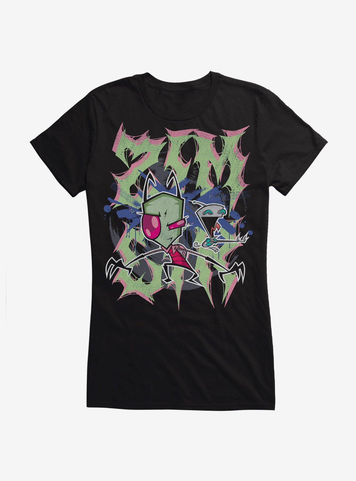 Invader Zim Zim and GIR Girls T-Shirt