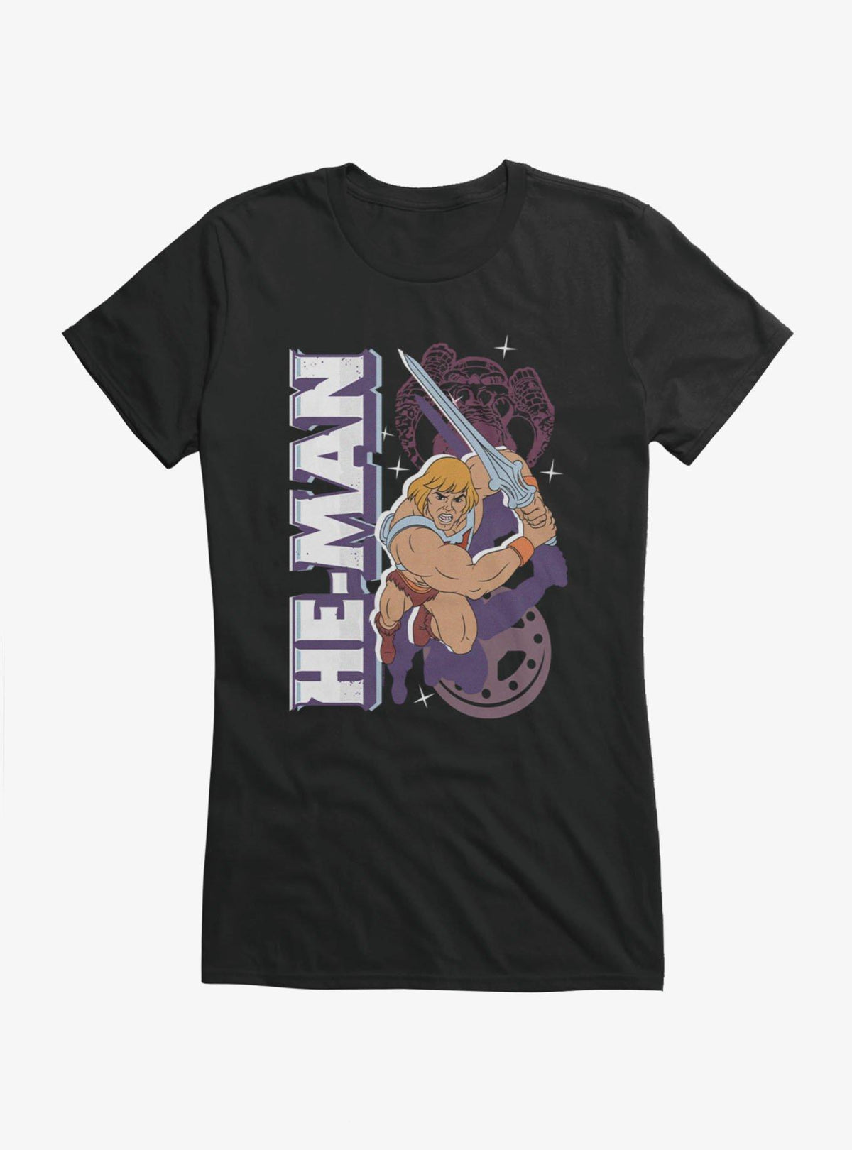 Masters Of The Universe He-Man Lunge Attack Girls T-Shirt