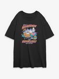 Spongebob Squarepants Heroes Mermaid Man and Barnacle Boy Girls Oversized T-Shirt
