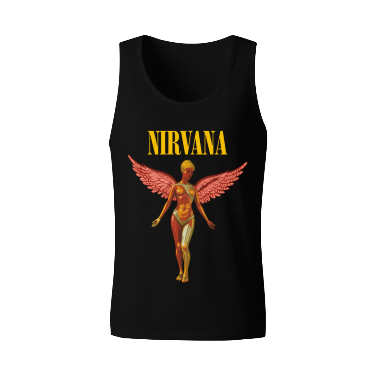 Nirvana In Utero Pink Winged Angel Graphic Tank Top product image featuring In Utero pink winged angel