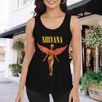 Nirvana In Utero Pink Winged Angel Graphic Tank Top product image featuring In Utero pink winged angel