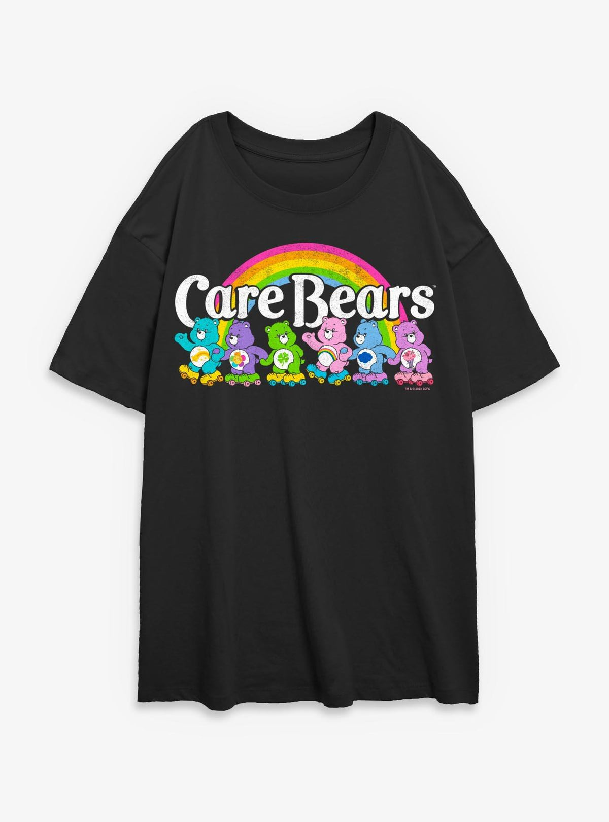 Care Bears Skate Group Girls Oversized T-Shirt