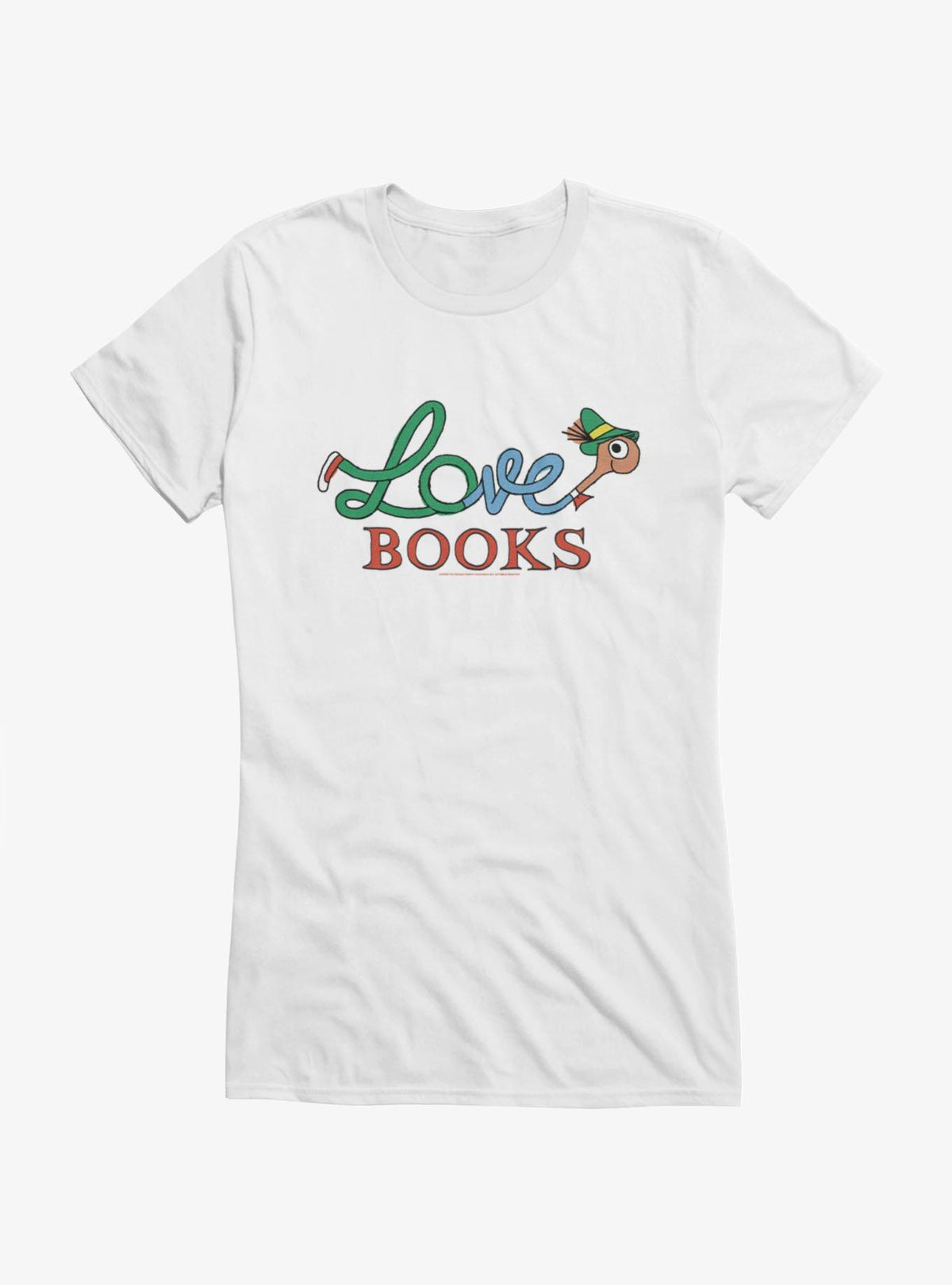 Richard Scarry's Lowly Worm Love Books Girls T-Shirt
