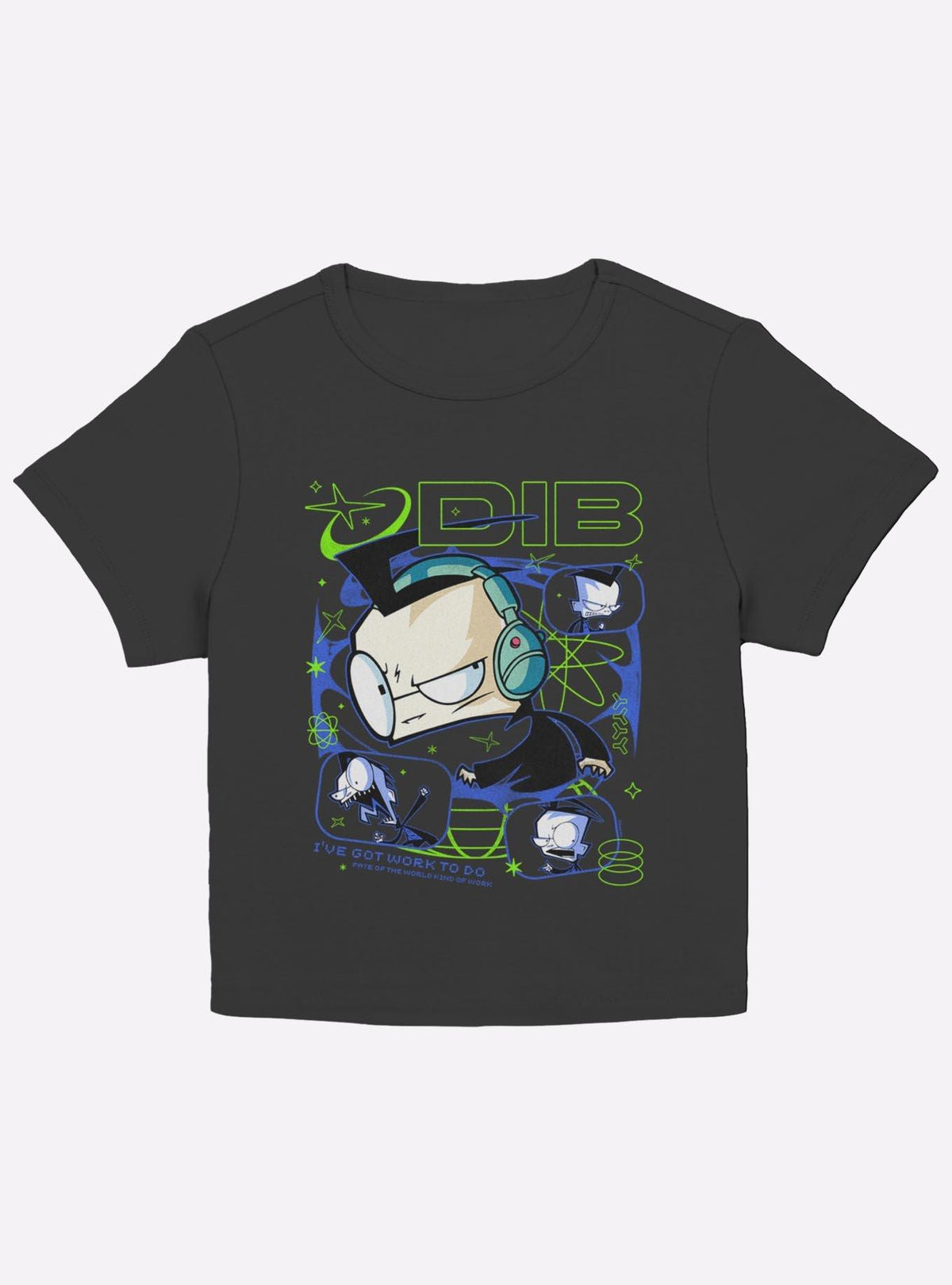 Invader ZIM Dib Tech Portrait Girls Baby T-Shirt
