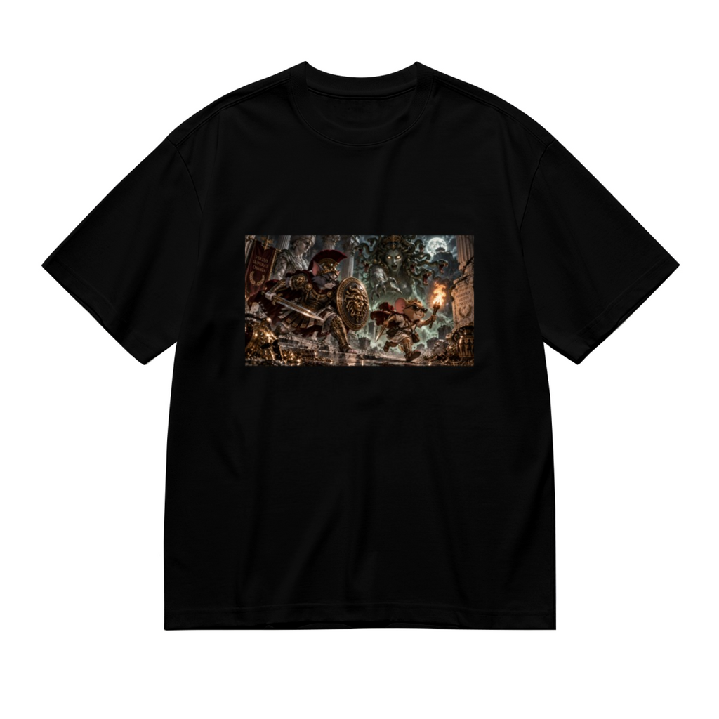Moonlit Monster Duel Women's T-Shirt for Horror Nights