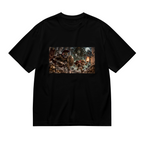 Moonlit Monster Duel Women's T-Shirt for Horror Nights