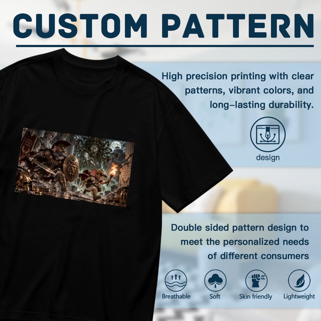 Moonlit Monster Duel Women's T-Shirt for Horror Nights