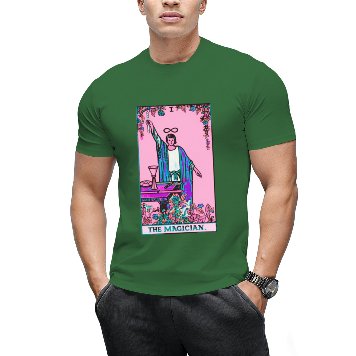 The Magician Tarot Twisted Graphic T-Shirt