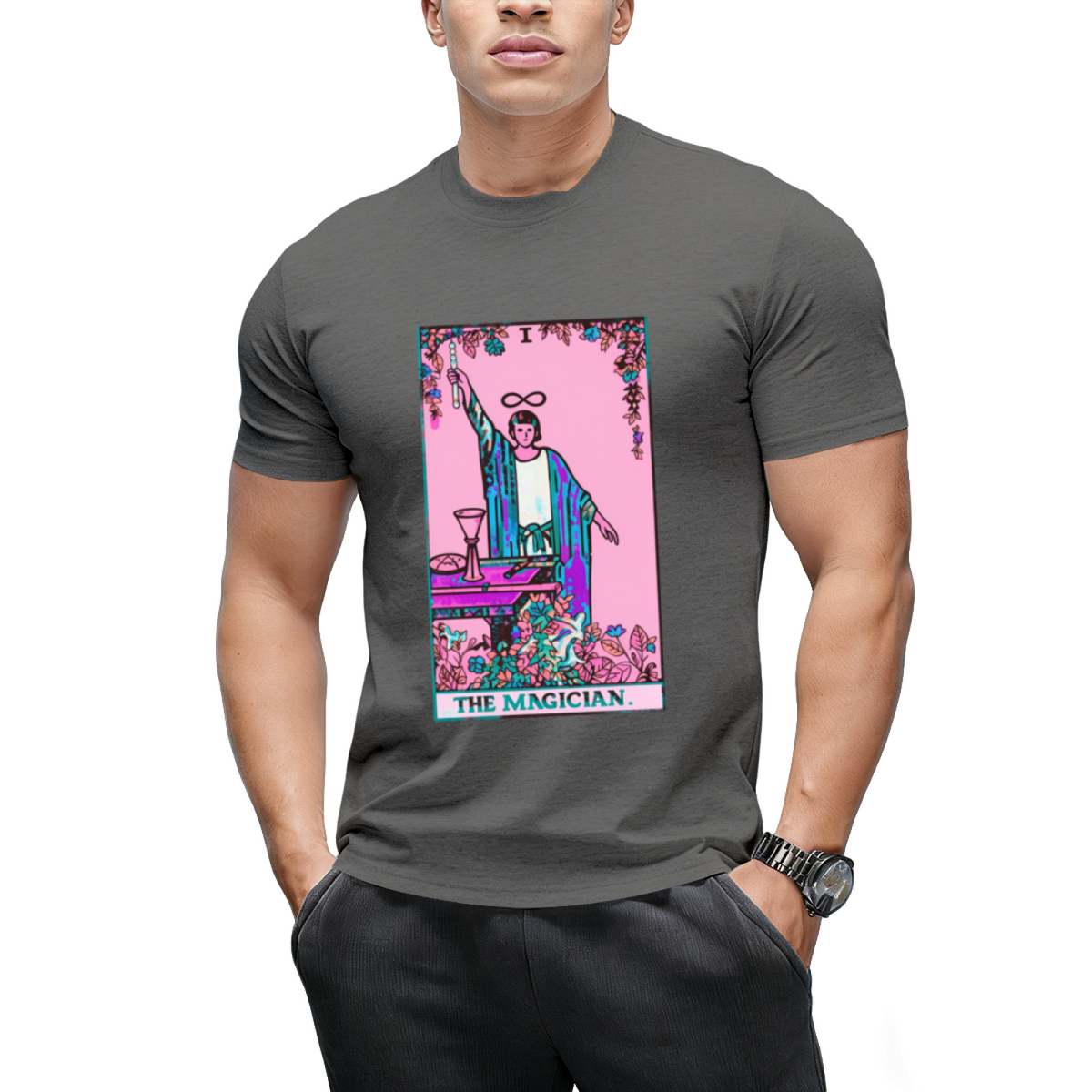The Magician Tarot Twisted Graphic T-Shirt
