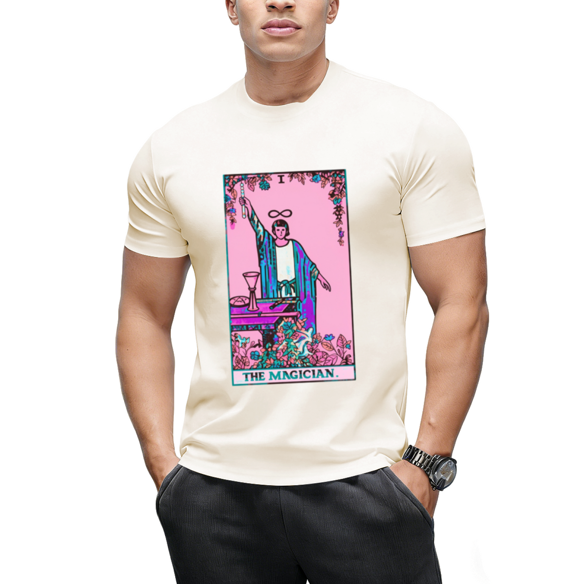 The Magician Tarot Twisted Graphic T-Shirt