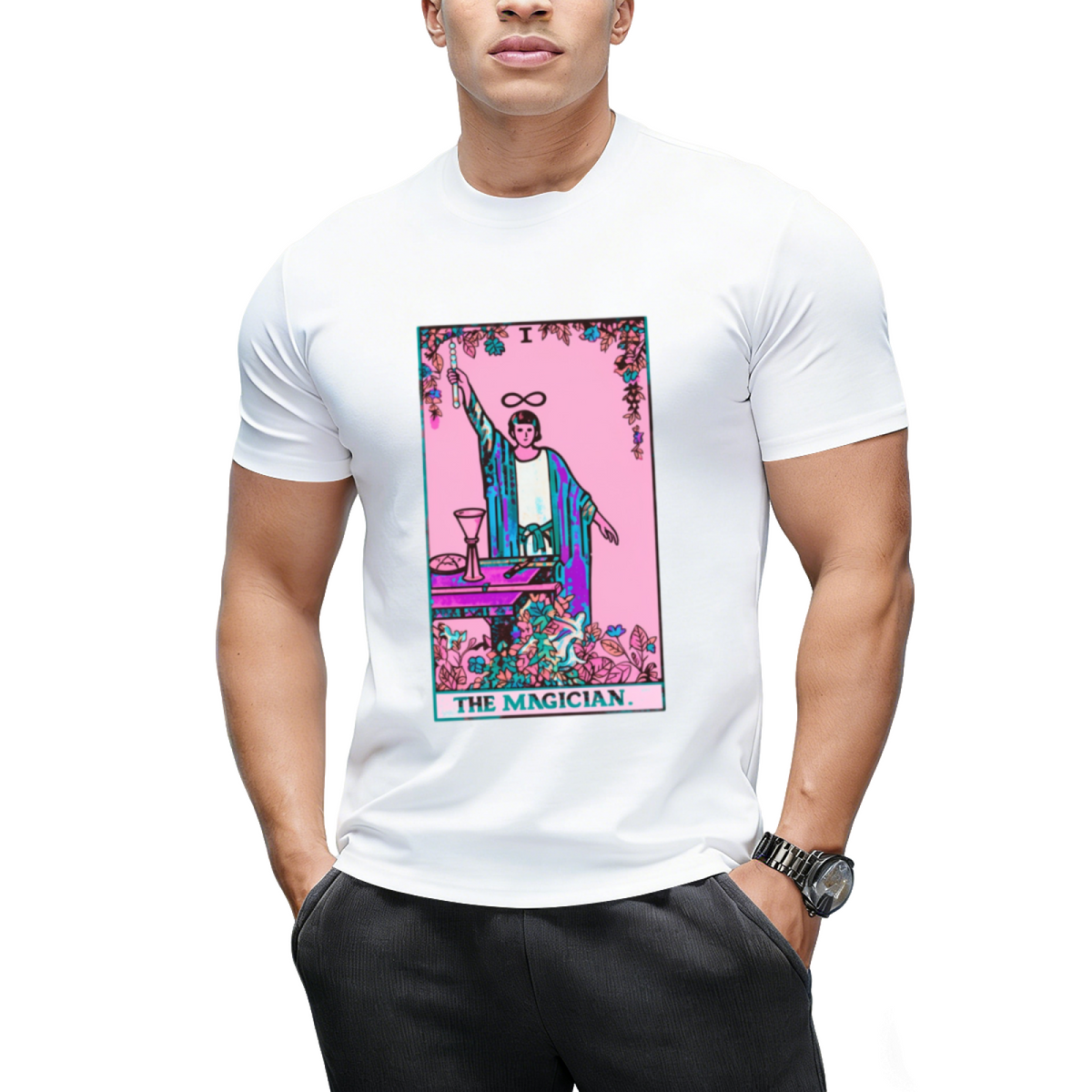The Magician Tarot Twisted Graphic T-Shirt