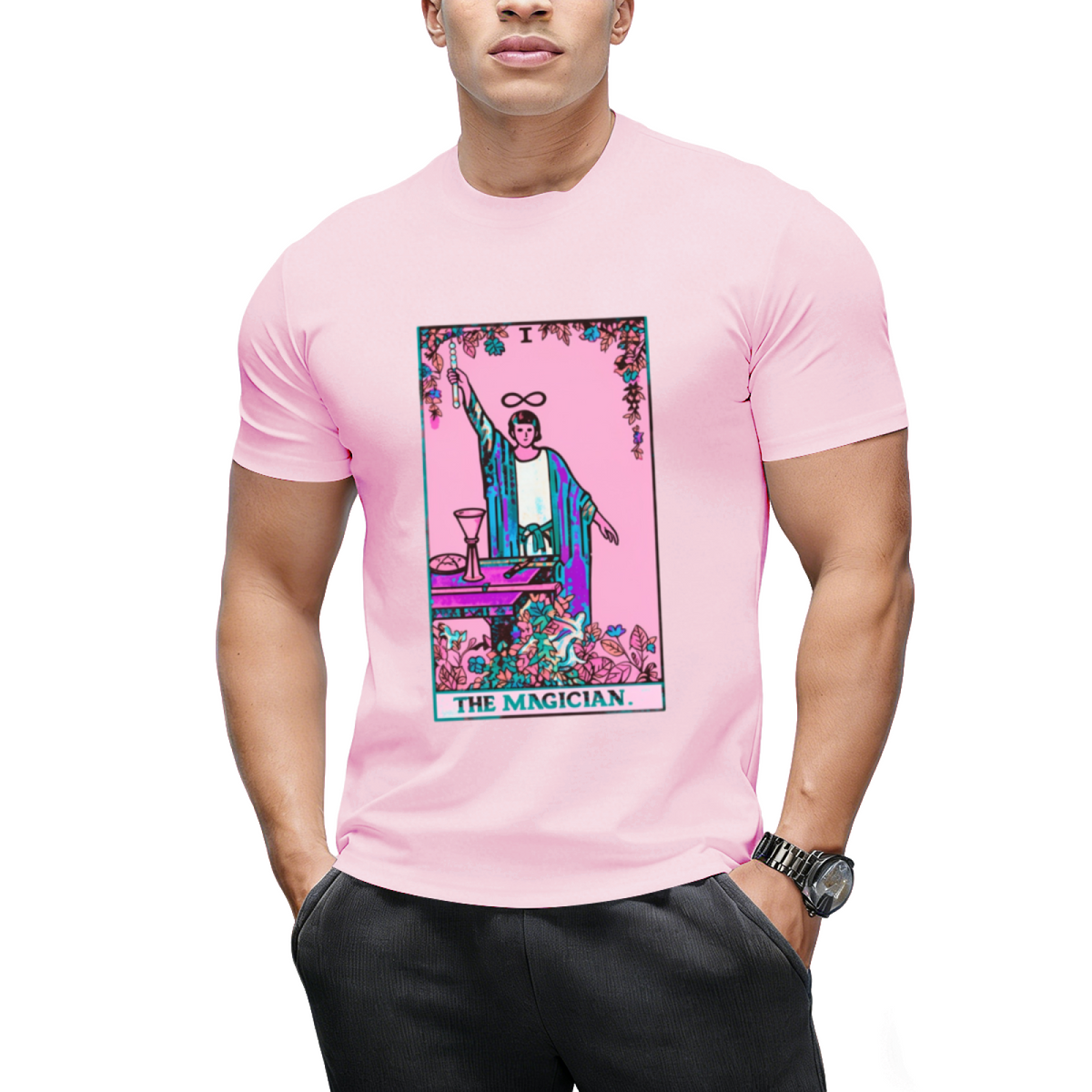 The Magician Tarot Twisted Graphic T-Shirt