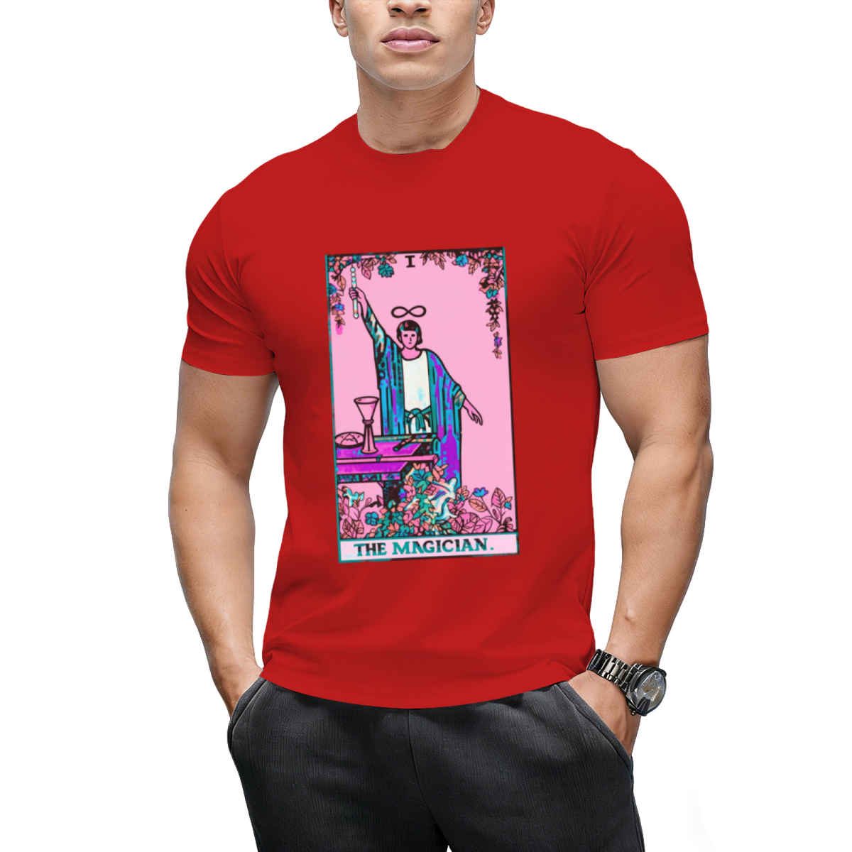 The Magician Tarot Twisted Graphic T-Shirt