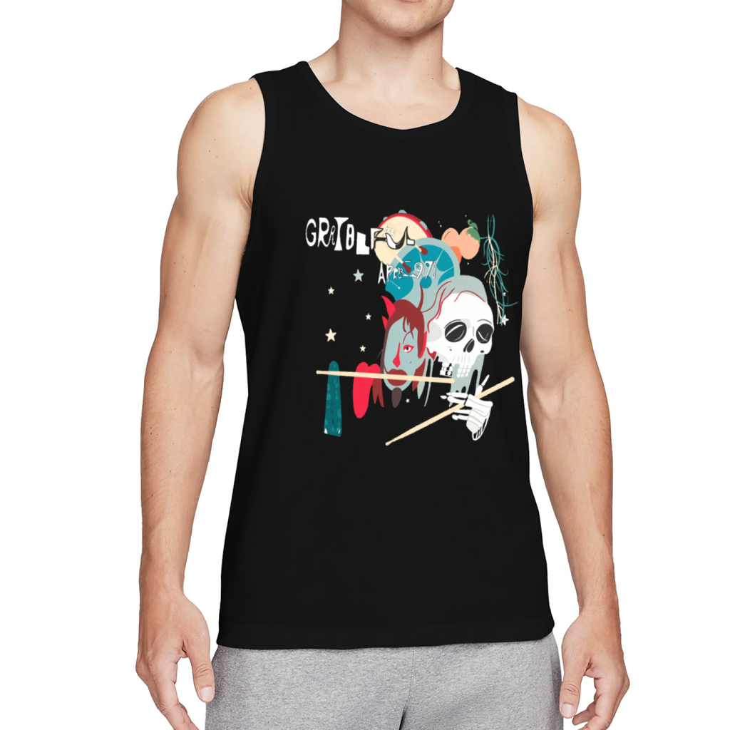 Grateful Dead Friend of the Devils Music Artwork graphic tank top product image