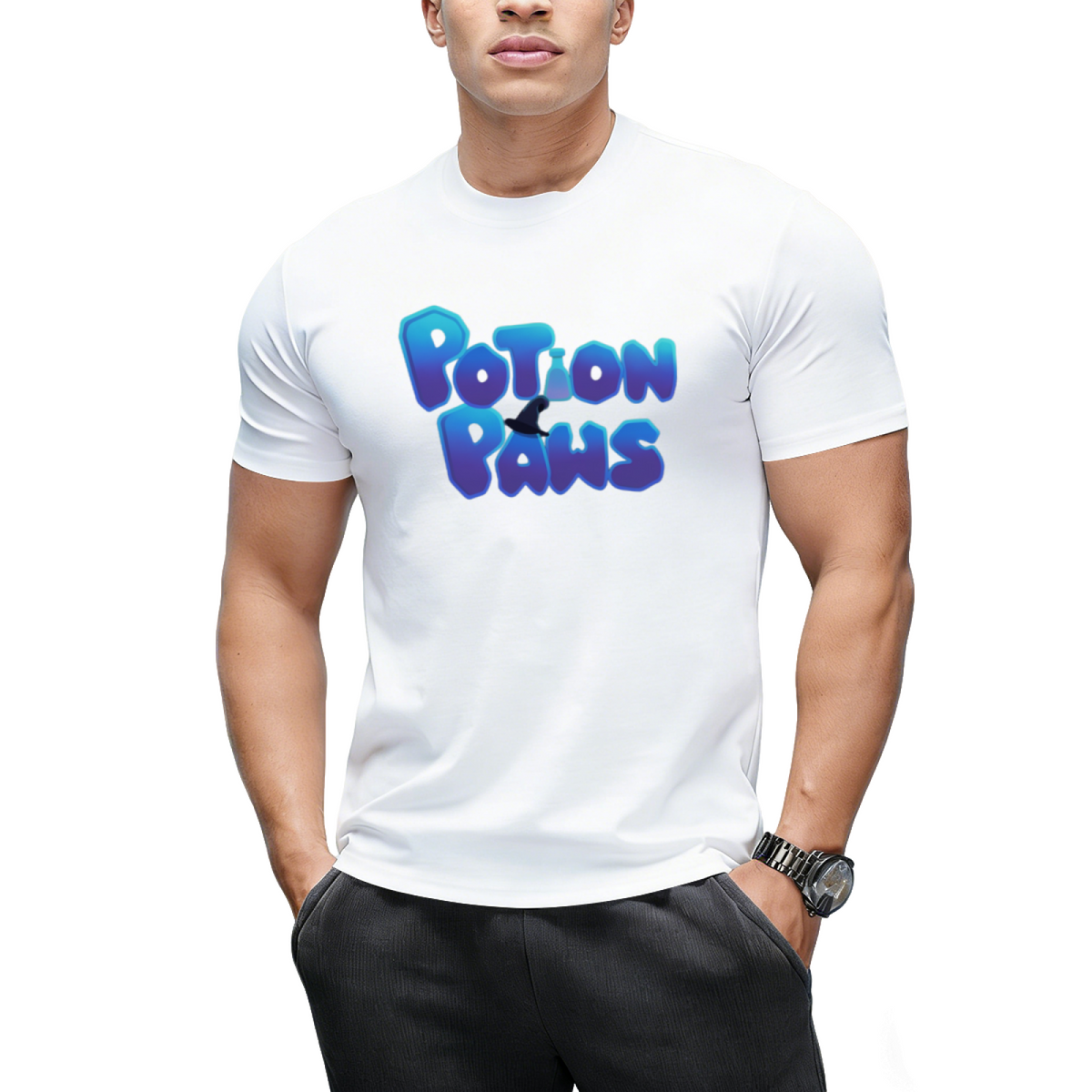 Potion Paws Logo Graphic T-Shirt