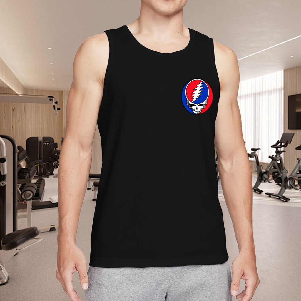 Grateful Dead Steal Your Face Skull graphic tank top product image