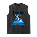 Grateful Dead washed graphic tank top with Blue Mountain Eagle graphic