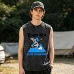 Grateful Dead washed graphic tank top with Blue Mountain Eagle graphic